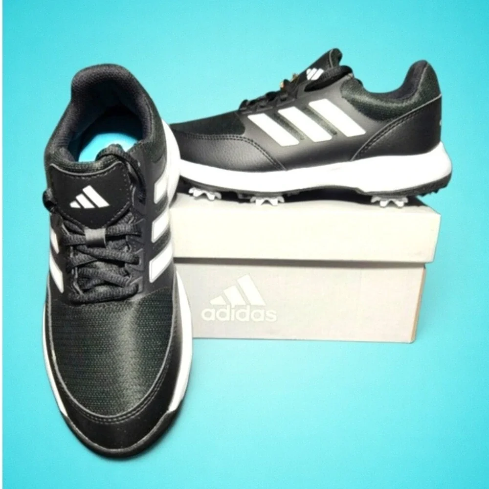New Adidas Women's Size 5.5 Black Tech Response 3.0 Golf Shoes‎